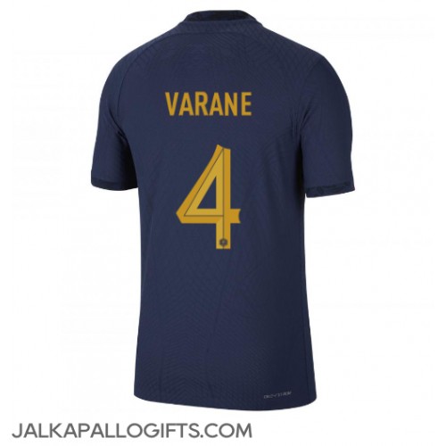 Ranska Raphael Varane #4 Kotipaita MM-kisat 2022 Lyhythihainen